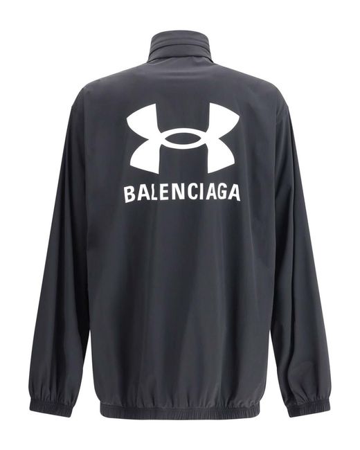 Balenciaga Blue X Under Armour Printed Windbreaker