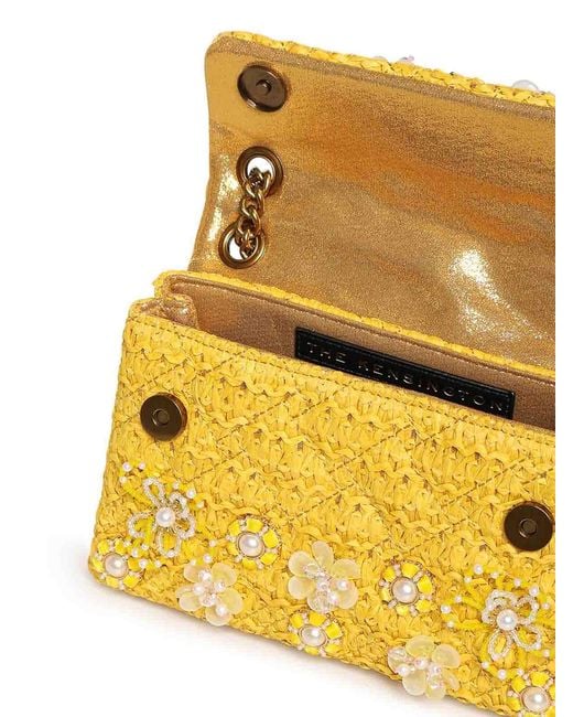 Borsa Mini di Kurt Geiger in Yellow