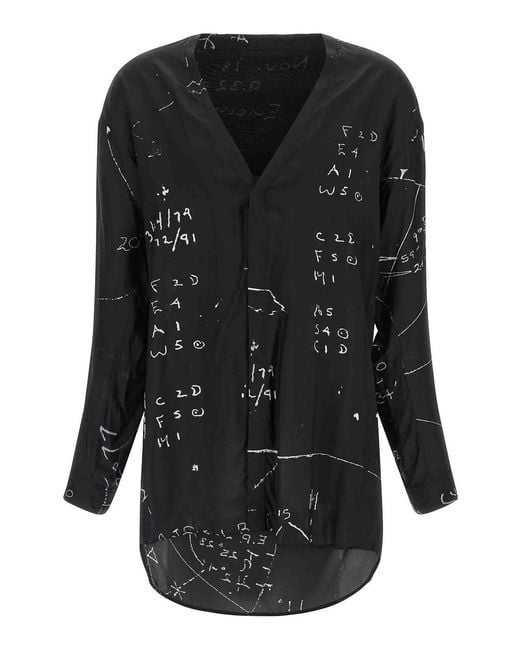 Rick Owens Black Concordian Shirt for men
