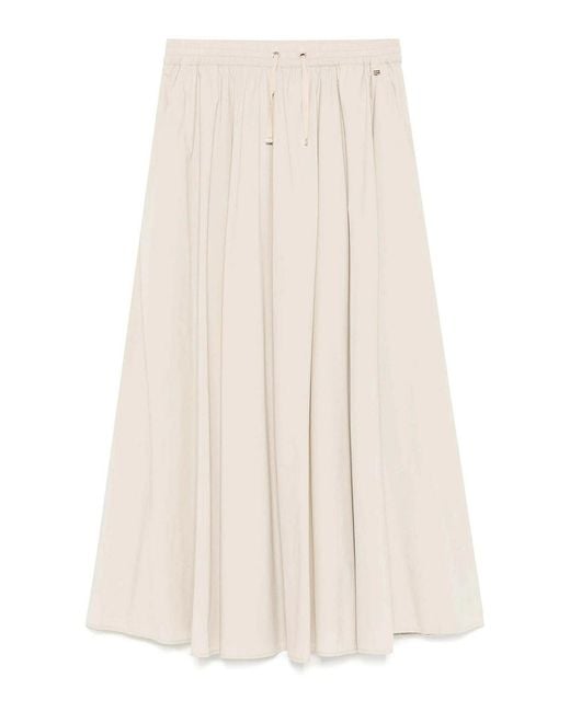 Herno Natural Light Nylon Stretch Skirt