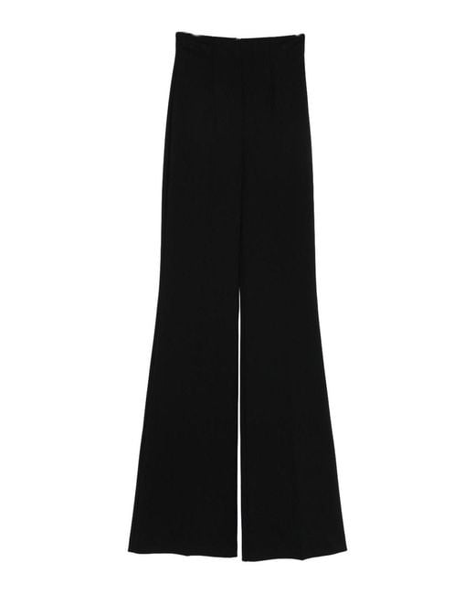 Sportmax Black Flared Trousers