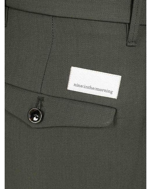 Nine:inthe:morning Green Tailored Trousers for men