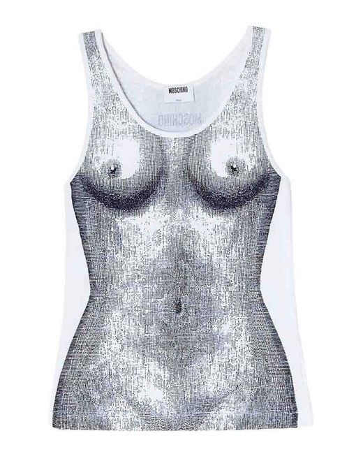 Moschino Blue Statua Top