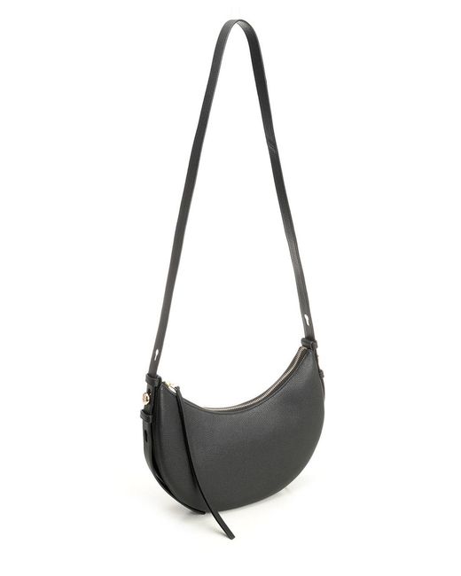 Tory Burch Gray Romy Half Moon Bag
