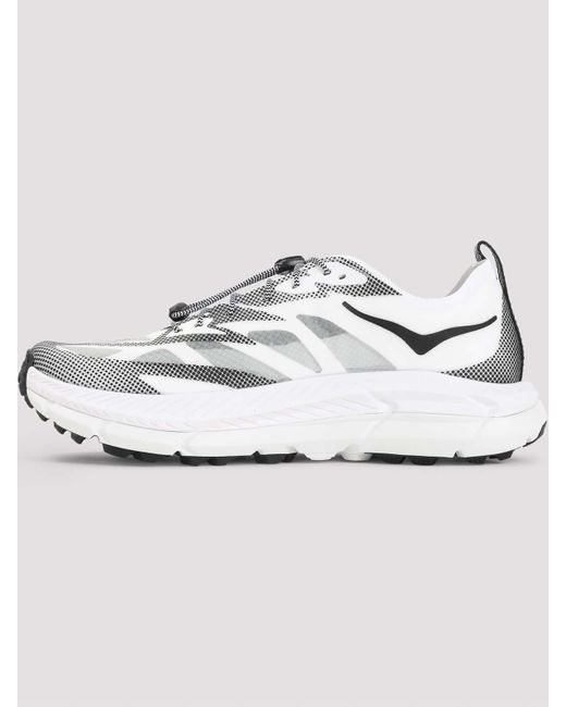 Hoka One One White U Mafate Speed 4 Sneakers for men