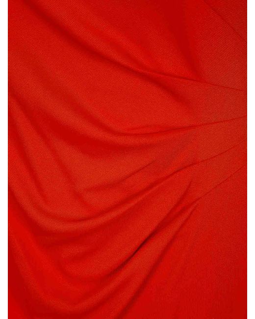 Ralph Lauren Red Ziazan Sleeveless Cocktail Dress
