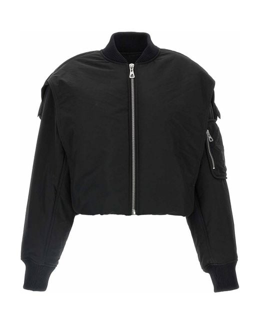 Jean Paul Gaultier Black The Hooded Bomber' Jacket