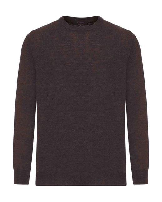 Zanone Gray Sweater for men
