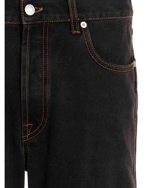 McQueen Black Five-Pocket Jeans for men