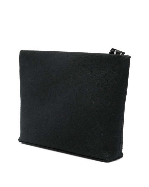 Givenchy Black Logo Cotton Pouch