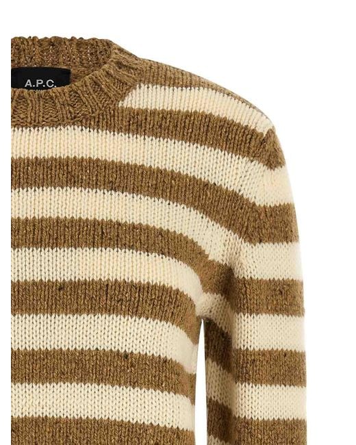 A.P.C. Multicolor Striped Sweater