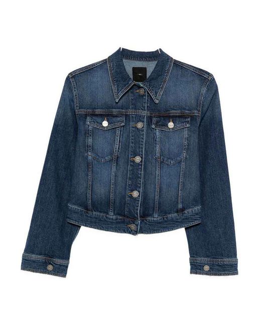 Pinko Blue Puffer Jacket