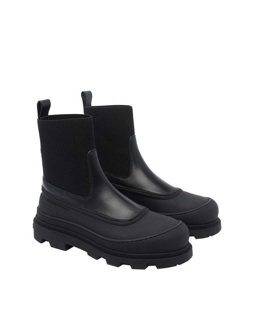 Moncler Black Vera Edge Booties