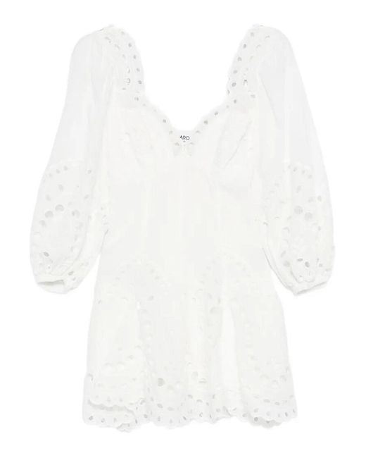 Charo Ruiz White 'Esmare' Short Dress