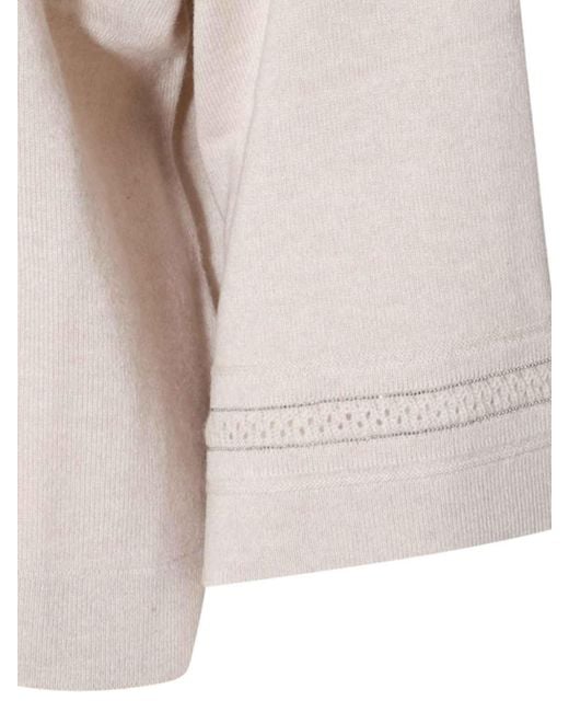 Fabiana Filippi Natural Crewneck