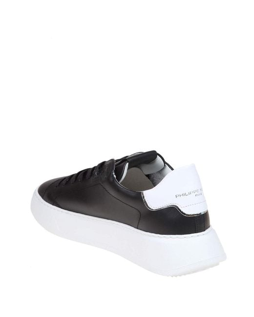 Philippe Model Black Temple Sneakers for men