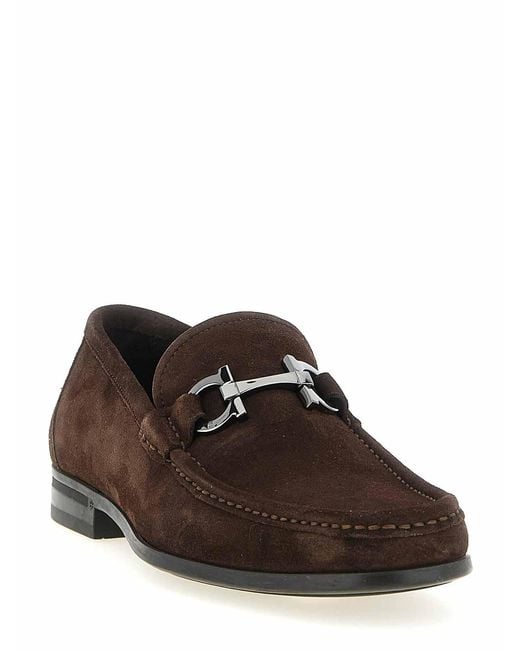 Ferragamo Brown Grandioso 2 Loafers for men