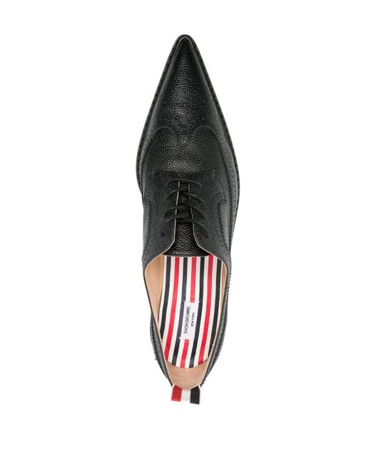 Thom Browne Black Lace-Up Shoes