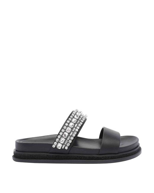 Jimmy Choo Black Jadi Sandals
