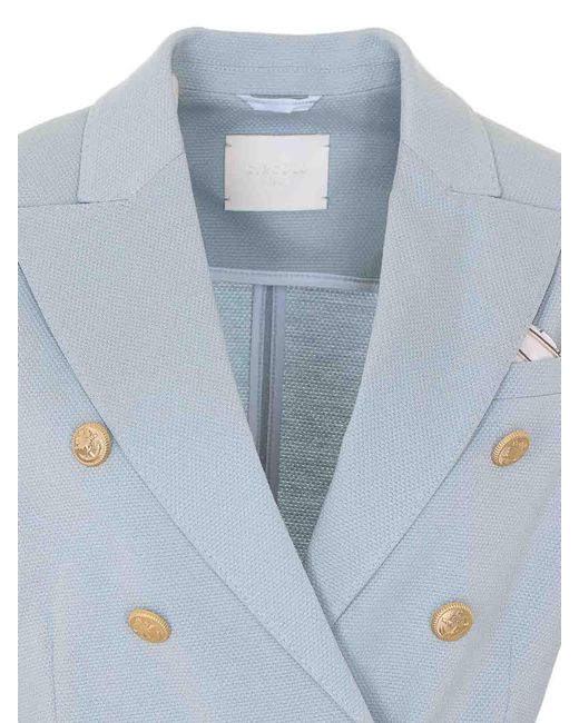 Circolo 1901 Blue Double Breasted Jacket