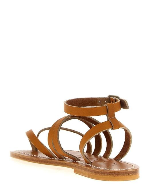 K. Jacques Brown Hemeree Sandals