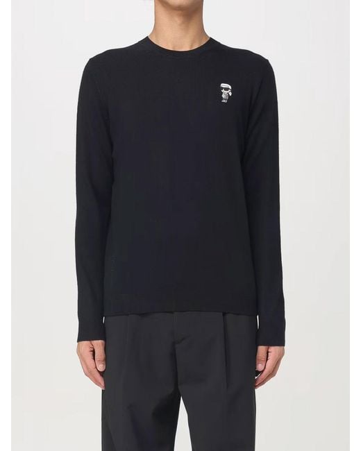 Karl Lagerfeld Black Maglia Karl for men