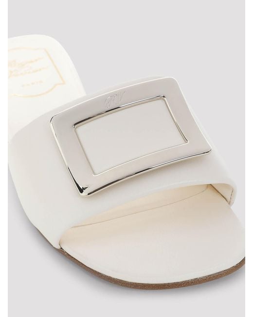 Roger Vivier Natural Padded Mule