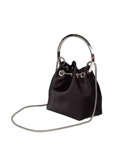Jimmy Choo Black Bon Bon Fuq Handbag