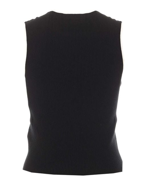 Amiri Black Ma Knit Tank Top