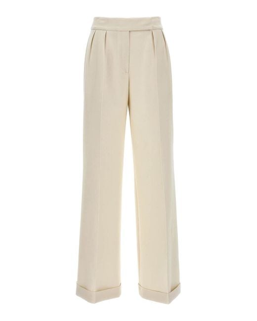 Kiton Natural Loose Leg Pants