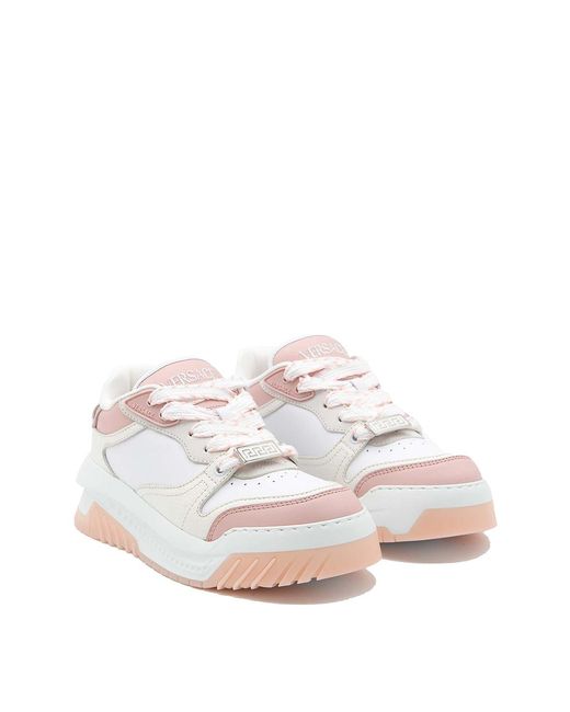 Versace White Odyssey Sneakers