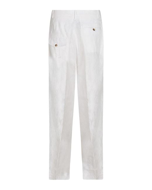 Moschino White Pants for men