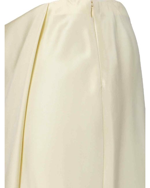 Khaite White Midi Skirt