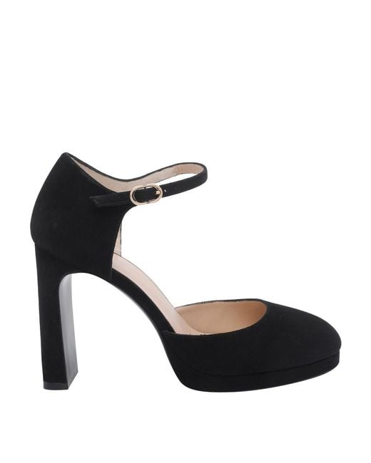 Stuart Weitzman Black Babette Pumps