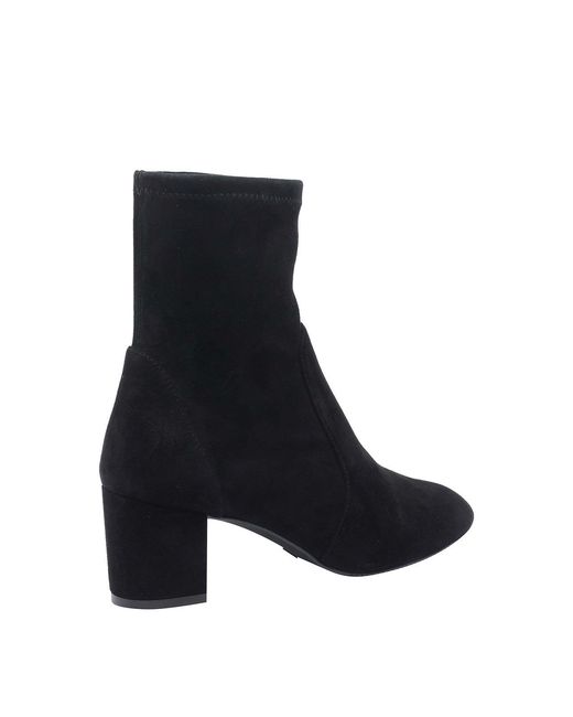 Stuart Weitzman Black Yuliana Pump Booties