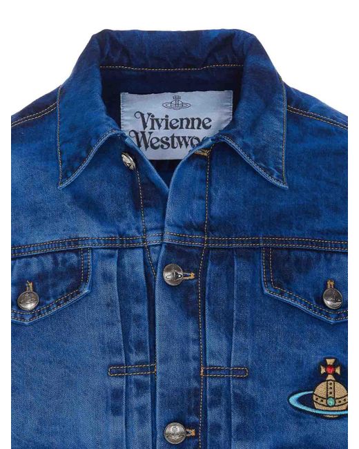 Vivienne Westwood Blue Marlene Denim Jacket for men