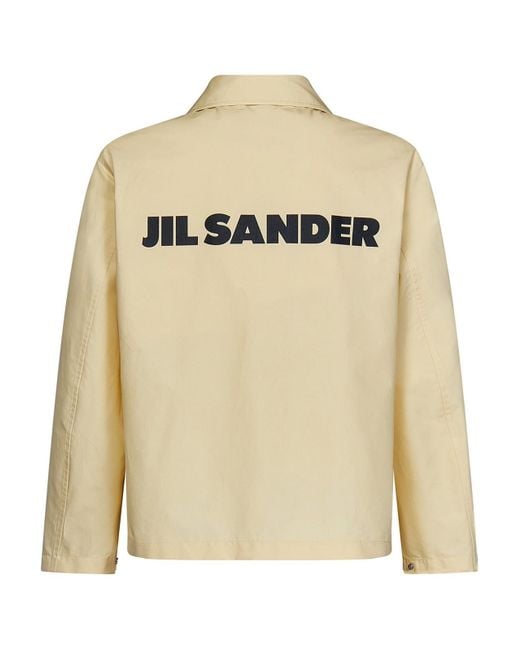 Jil Sander Natural Pastel Lightweight Cotton Popl for men