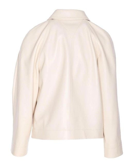 Bottega Veneta Natural Leather Jacket