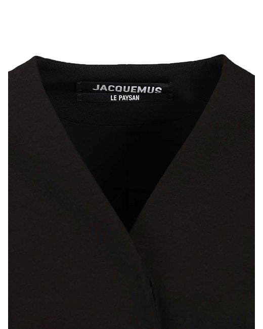 Jacquemus Black The Paysan Robe