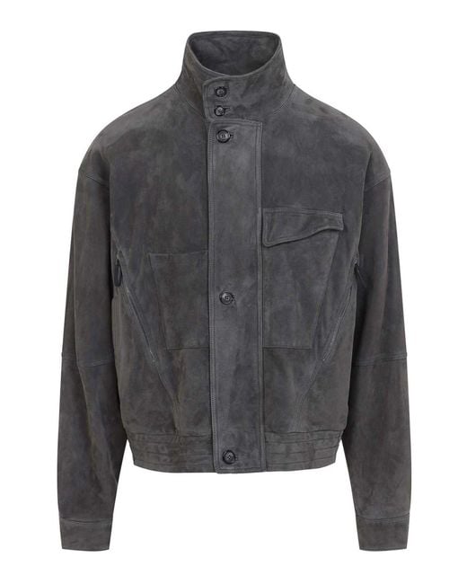 Giorgio Armani Gray Blouson Jacket for men