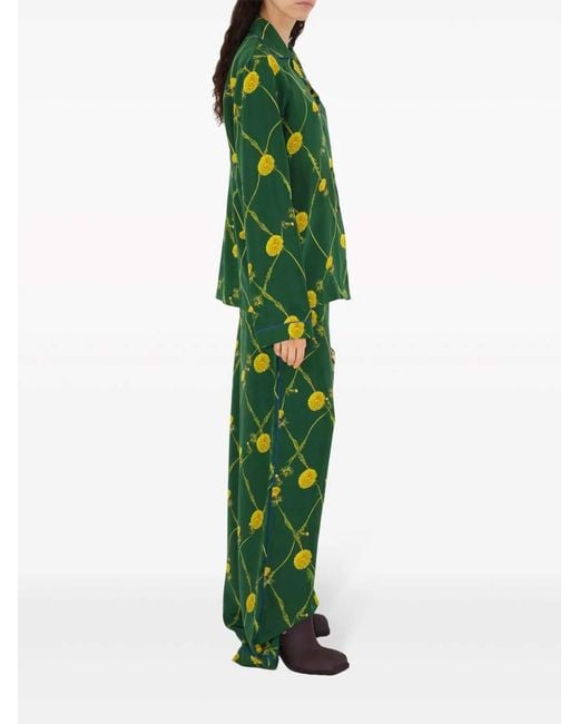 Burberry Green Pants