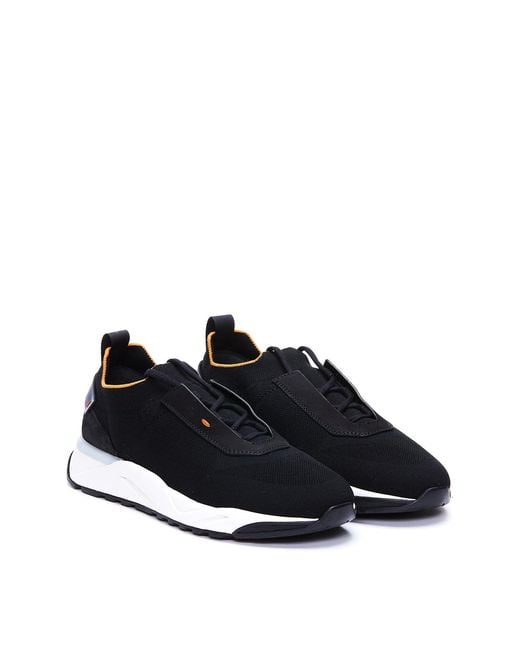 Sneaker di Santoni in Blue da Uomo