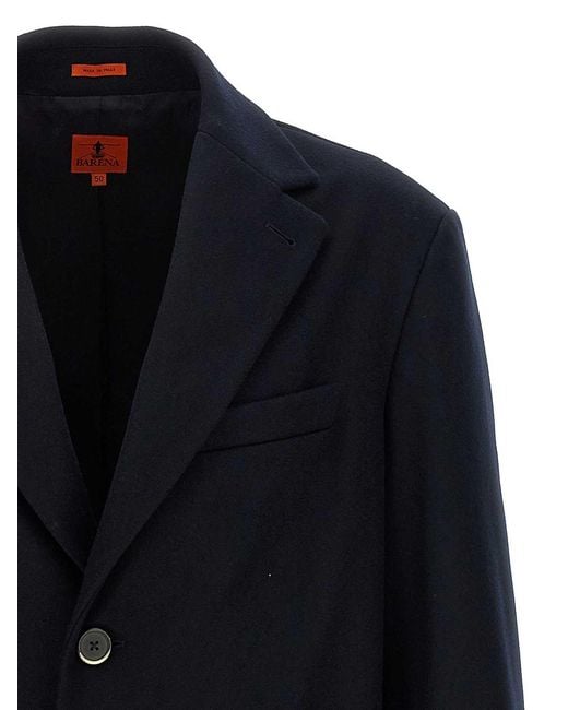 Barena Blue Baron Coat for men