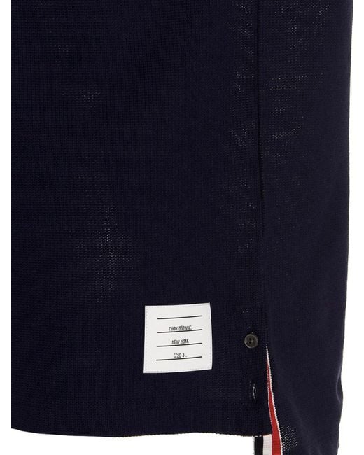 Thom Browne Blue Rwb T-Shirt for men