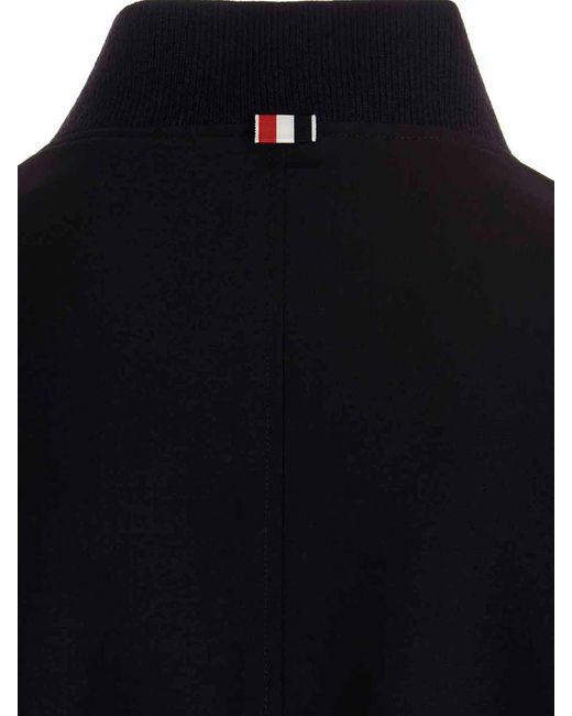 Thom Browne Black Bomber for men