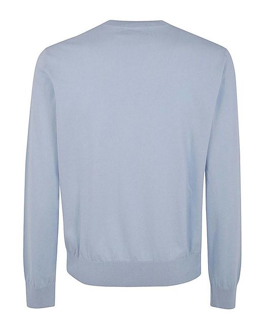DSquared² Blue V Neck Knit Pullover for men