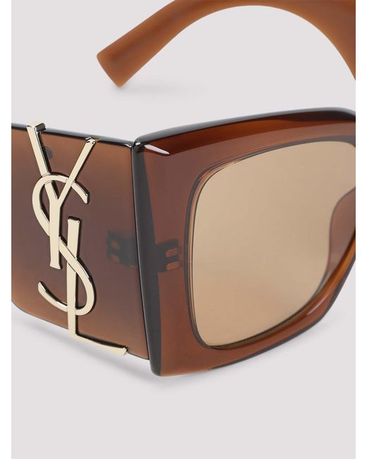 Saint Laurent Pink M119 Blaze Sunglasses