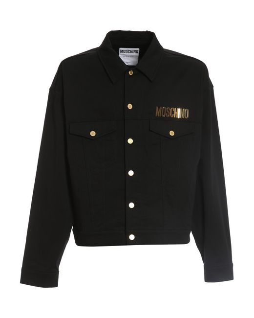 Moschino Black Light Jackets for men