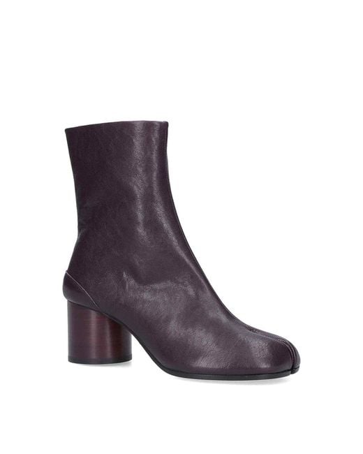 Maison Margiela Purple Ankle Boots