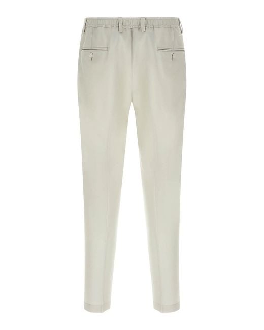 Dolce & Gabbana Natural Poplin Wool Pants for men
